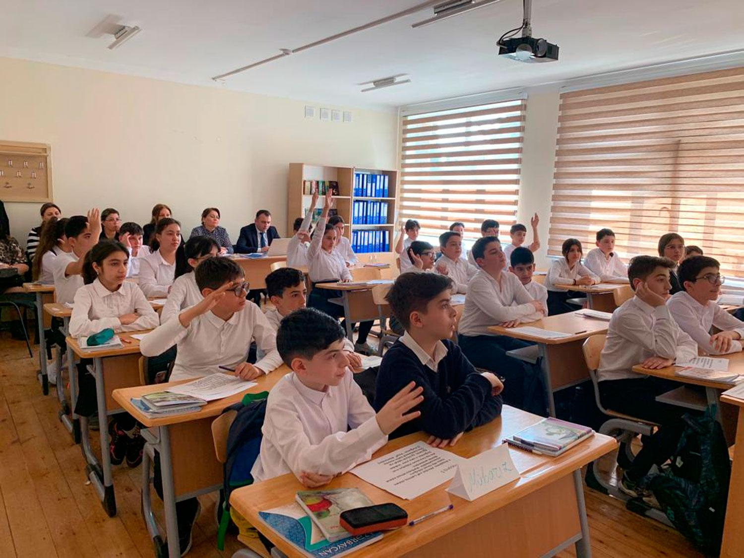 PISA 2025 üzrə Azərbaycanın nəticələrini göstərən məlumat qrafiki